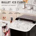 Portable Ice Maker, 26lbs/24H, 9 Cubes in 6 Mins, Self-Cleaning, Quiet for Home Kitchen RV Camping