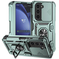 For Samsung Galaxy Z Fold 6 5 4 Phone Cases with Slide Lens Protective Cover Shockproof Camera Protector Case for Z Fold 6 5 4