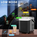 Portable Ice Maker, 26lbs/24H, 9 Cubes in 6 Mins, Self-Cleaning, Quiet for Home Kitchen RV Camping